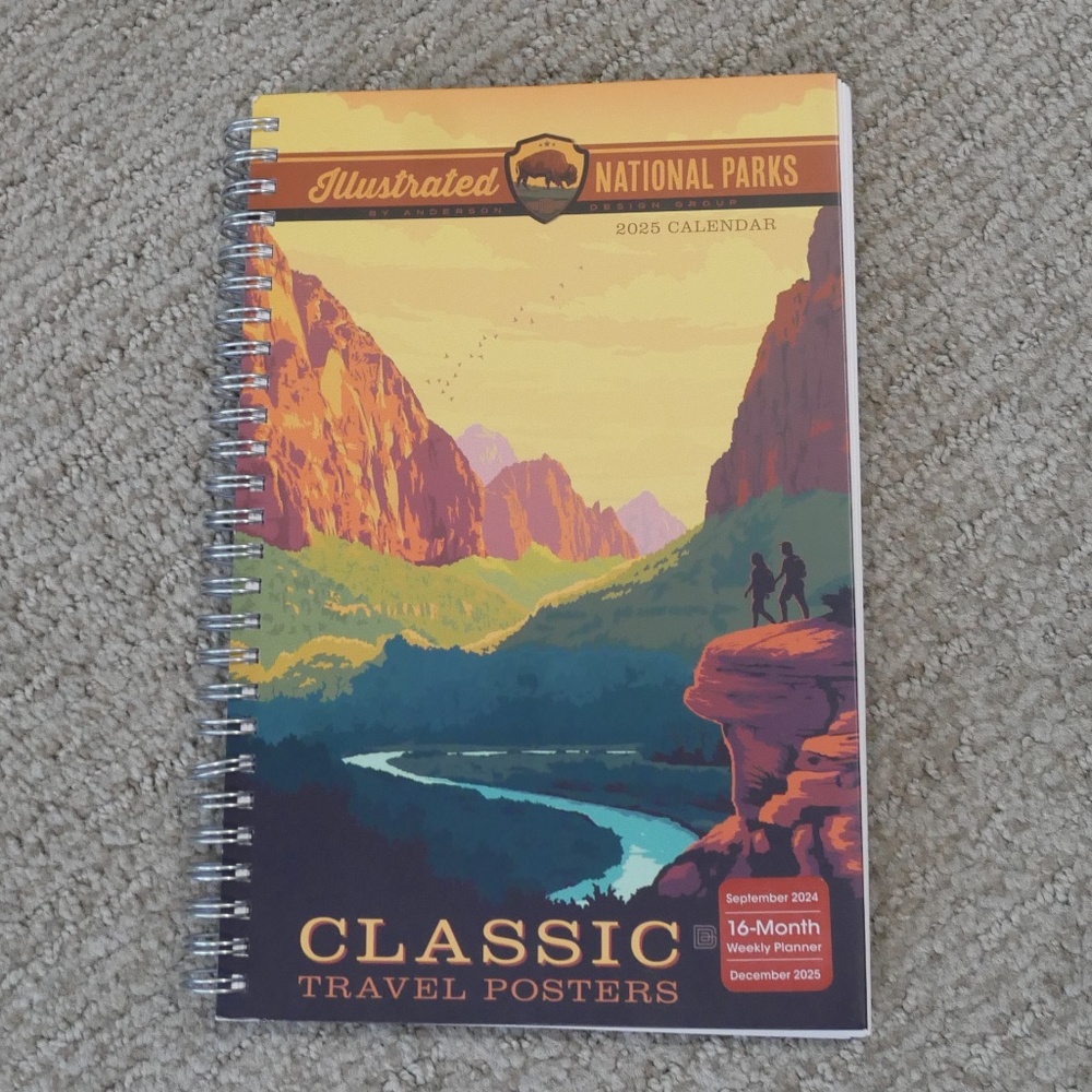 National Parks 2025 Calendar/Weekly Planner~